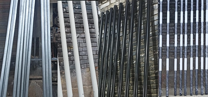 Soportes metálicos para señales verticales