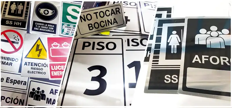 Señale en aluminio
