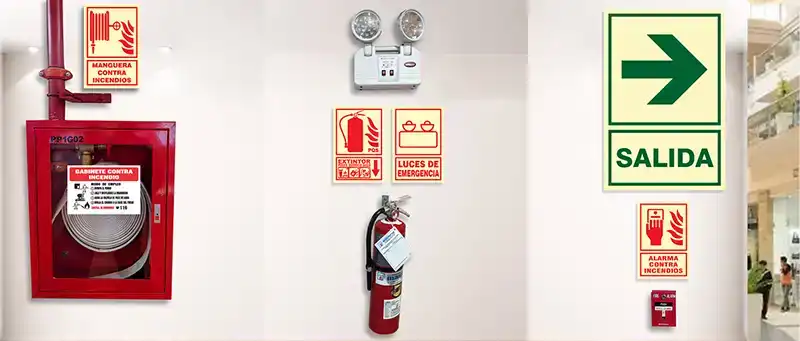 Senales Fotoluminiscentes Instalacion y ubicación