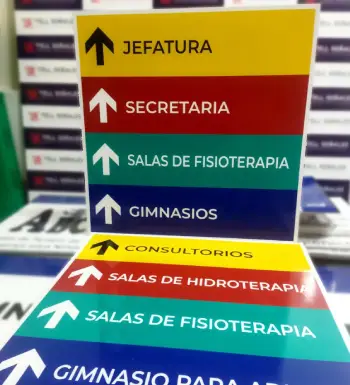 Señáles en acrílicos, pvc, sustrato, y otros soportes