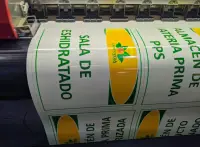 Impresión fotoluminiscente con logo