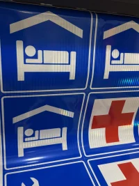 Señales informativa impresión HP Latex 