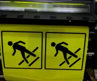 señales cruce peatonal impresion hp latex y lamina 3M tipo XI Grado Diamante