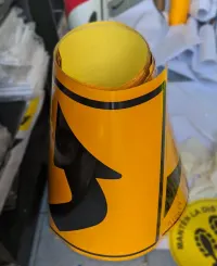 Lamina reflectiva tipo I Grado Ingeniería con pictograma rotulado